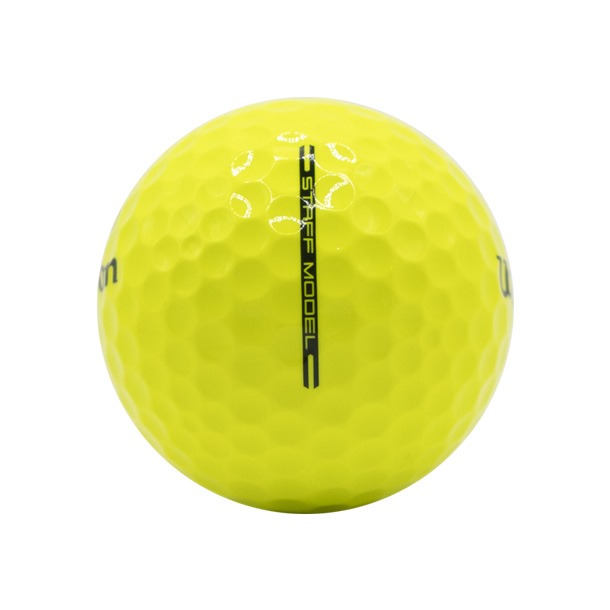2024 Yellow Wilson Staff Model Golf Balls
