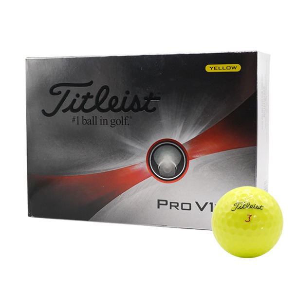 Titleist 2023 Pro V1x Yellow Golf Balls