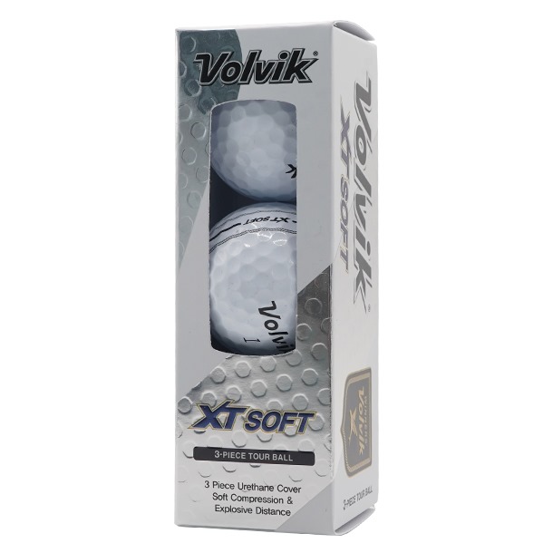 White Volvik XT Soft Golf Balls 