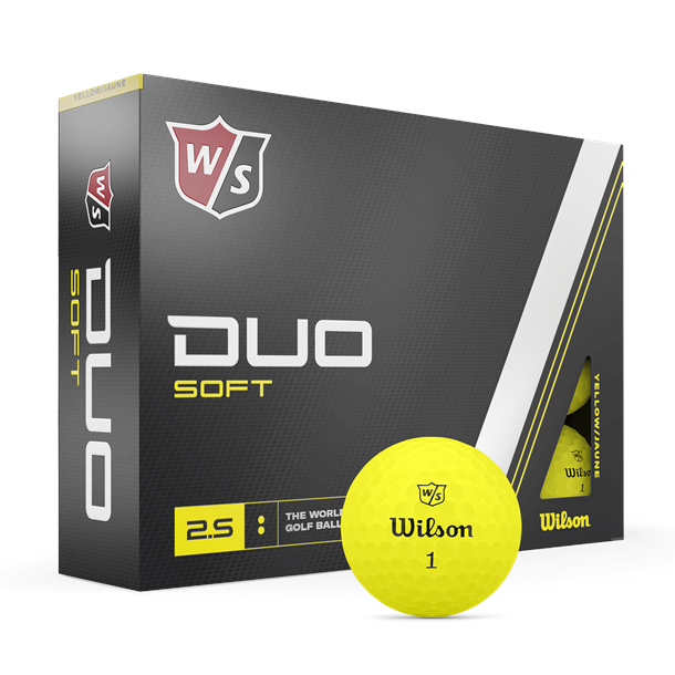 Wilson Staff Yellow Duo Soft Golf Balls