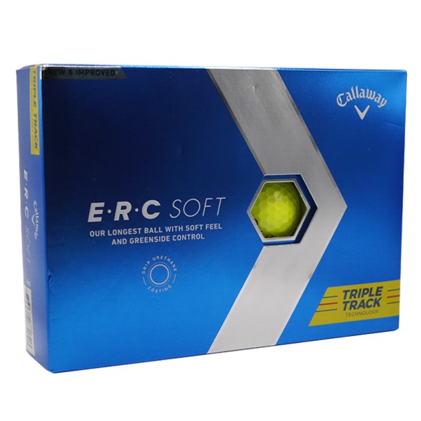 Callaway ERC Soft Triple Track Yellow Golf Balls