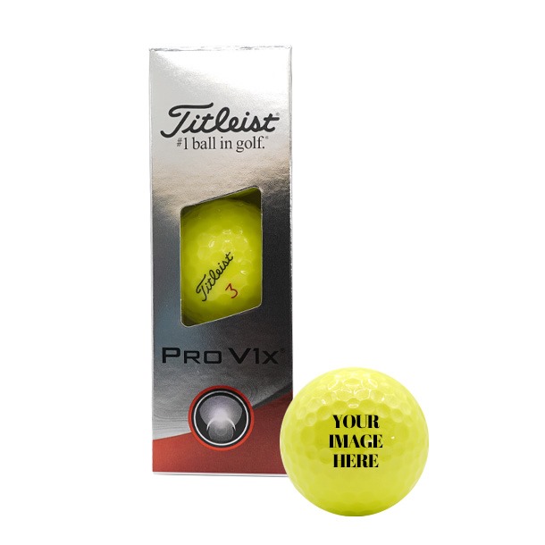 Titleist 2023 Pro V1x Yellow Golf Balls 