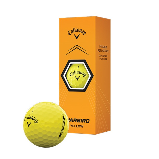 callaway yellow warbird golf balls