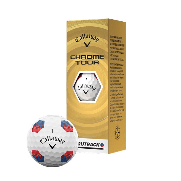 Callaway Chrome TourTRUTRACK White Golf Balls 2026
