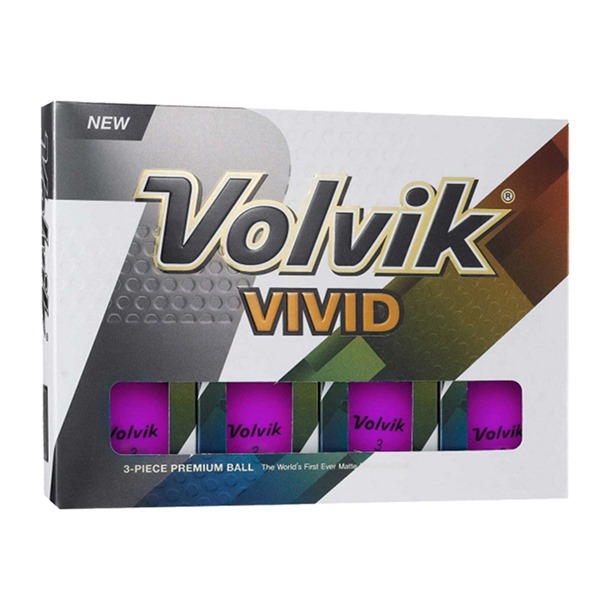 Volvik Vivid Purple Golf Balls