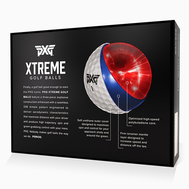 PXG xtreme golf balls