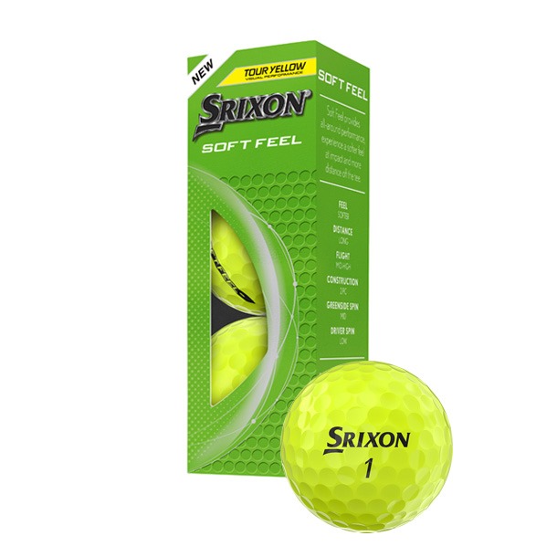 Srixon Soft Feel Yellow Balls
