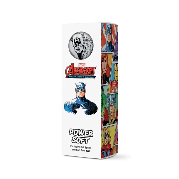 Volvik Power Soft Captain America Golf Ballls