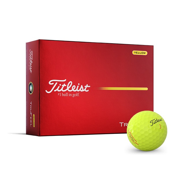 Titleist TruFeel Yellow Golf Balls