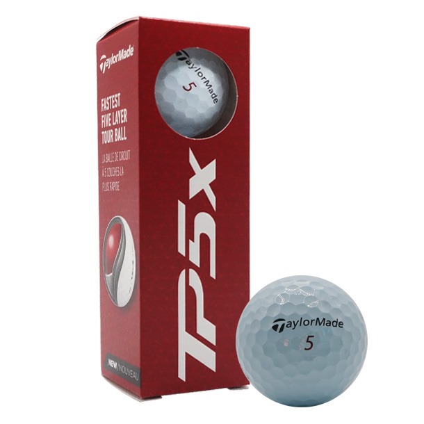 TaylorMade TP5X White Golf Balls 2024