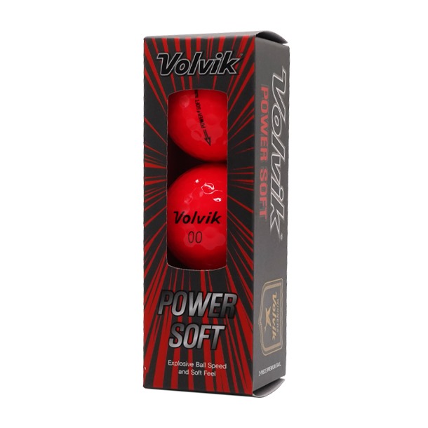 Volvik Power Soft - Red Golf Balls