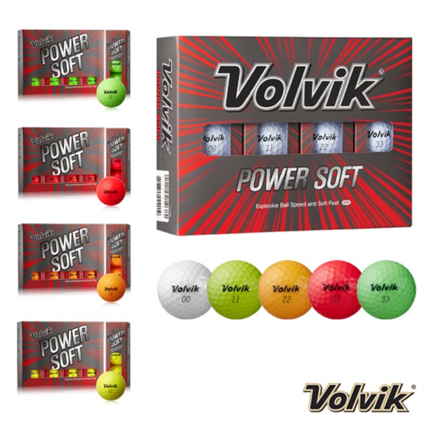 Volvik Power Soft - White Golf Balls