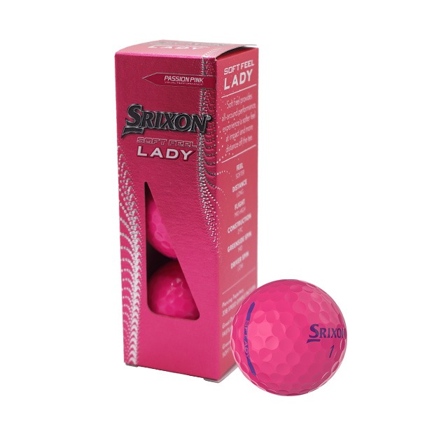 Srixon Soft Feel Lady Pink Golf Balls 