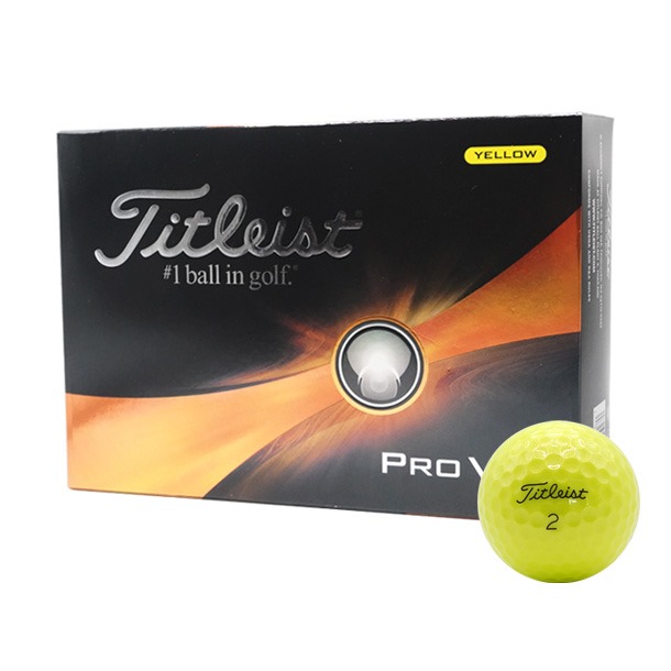 Titleist Pro V1 Yellow Golf Balls 2023