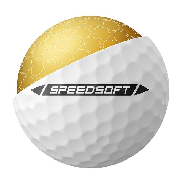 TaylorMade SpeedSoft White Golf Balls with Bonus Sleeve