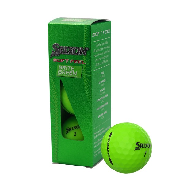 Srixon Soft Feel Brite Green Golf Balls