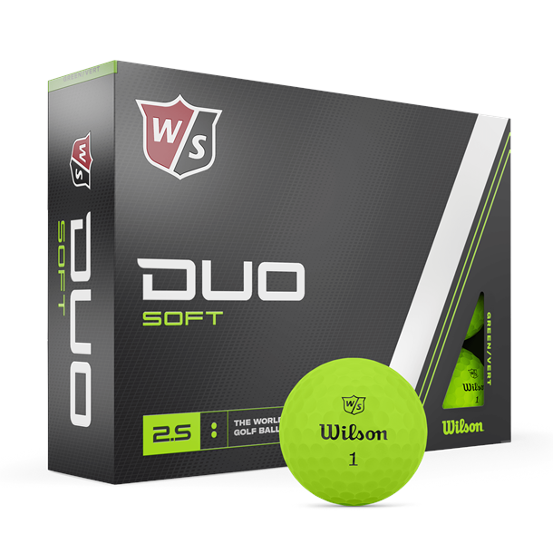 Green Wilson Duo Soft Golf Balls