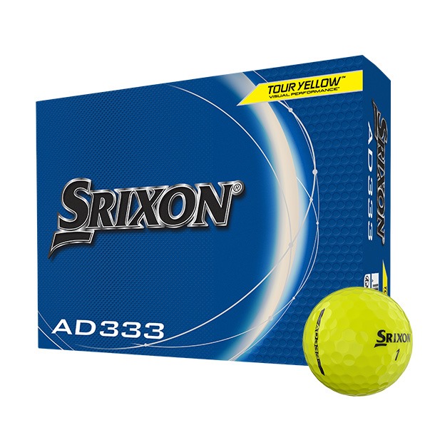 Srixon AD333 Golf Balls (2024 Tour Yellow)