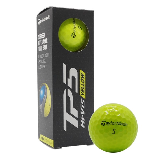 TaylorMade TP5 Yellow Golf Balls 2024