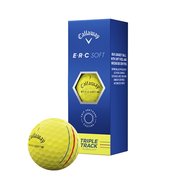 Callaway ERC Soft Triple Track Yellow Golf Balls