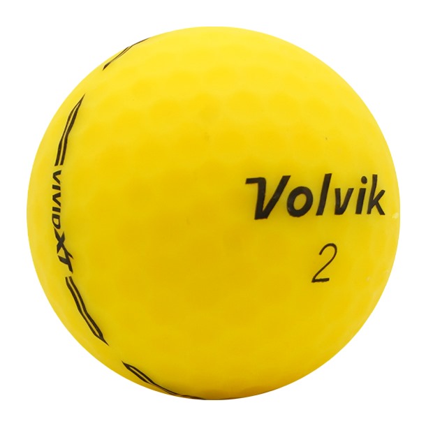 Volvik Vivid XT - Yellow Golf Balls