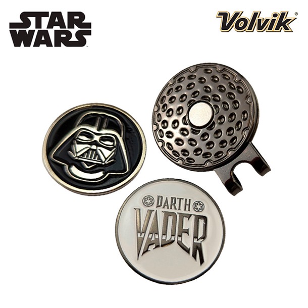 Volvik Star Wars Darth Vader Hat Clip & 2 Ball Marker Gift Set