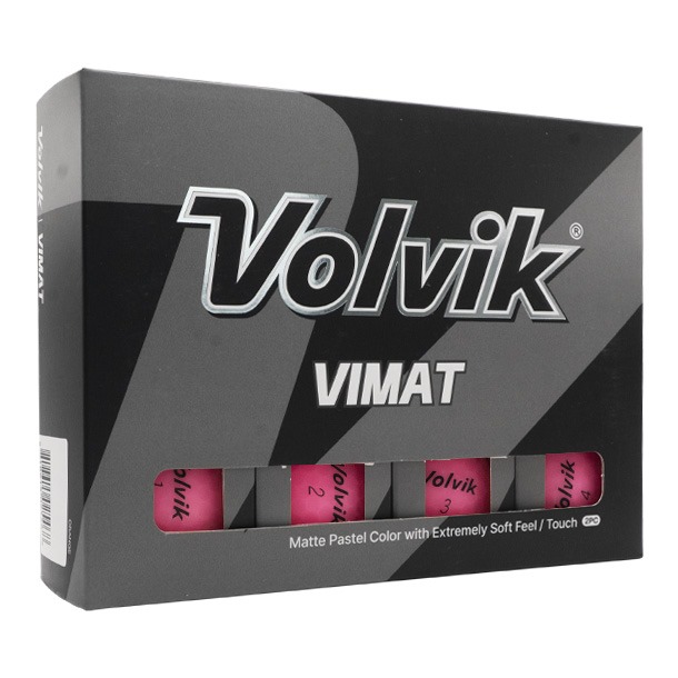 Volvik Vimat Soft Pink Golf Balls