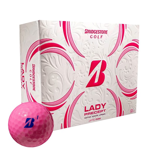 Bridgestone Lady Precept Pink Golf Balls (2023 Release)