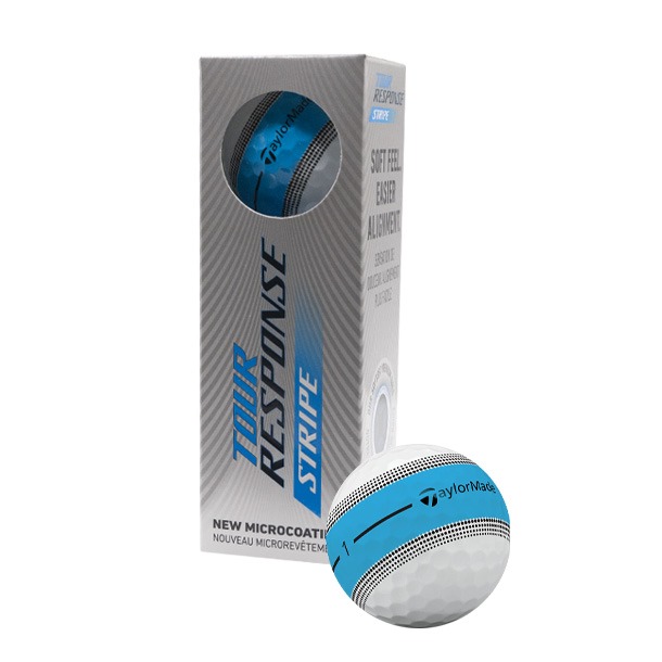 TaylorMade Tour Response Stripe Blue Golf Balls 2026