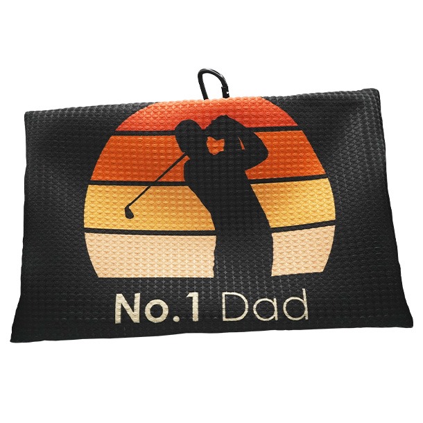 No. 1 Dad Golf Towel