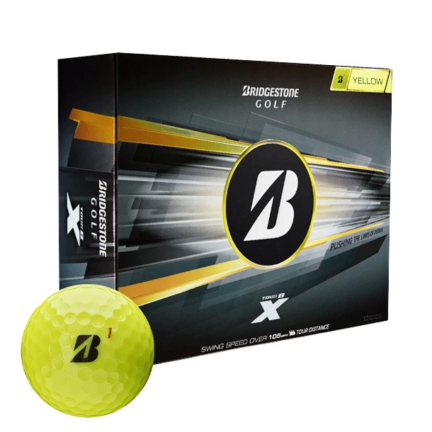 Bridgestone Tour B X Yellow Golf Balls 2026