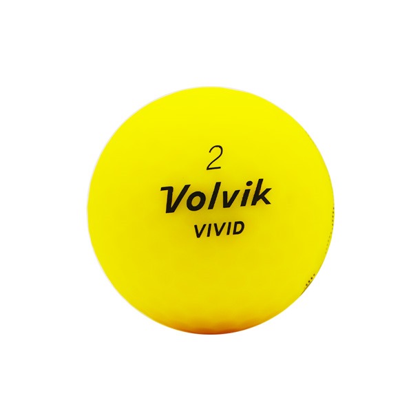 Volvik Vivid Focus Yellow Golf Balls
