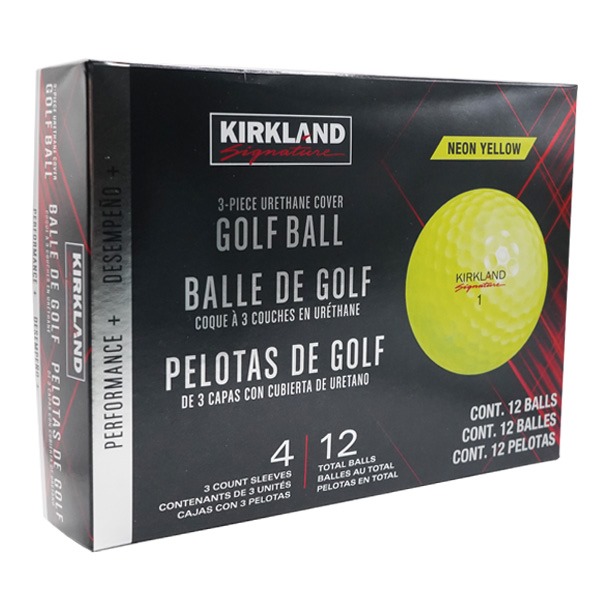 Kirkland Signature Neon Yellow Golf Balls gimmeballs