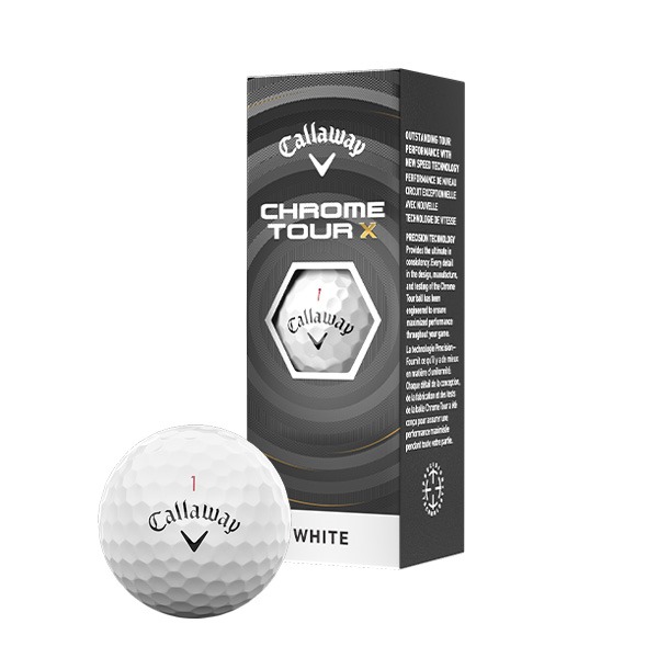 Callaway Chrome Tour X White Golf Balls 2026