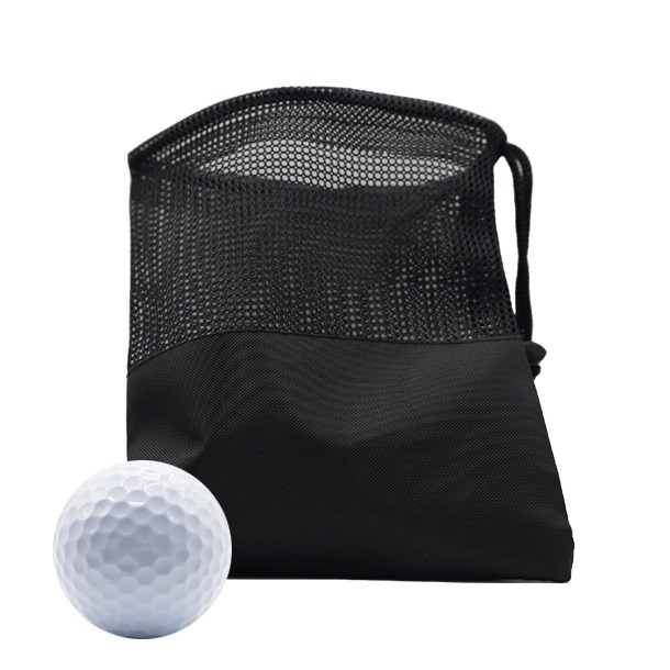 6 x Unbranded Blank Golf Balls (with Bag)