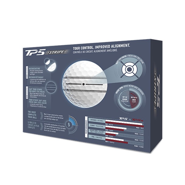 TaylorMade TP5 Stripe Golf Balls 2026