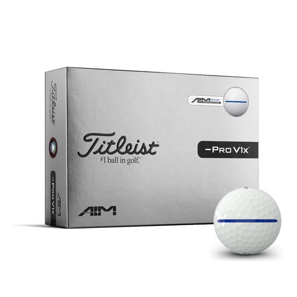 Titleist Pro V1x Left Dash AIM Enhanced White Golf Balls
