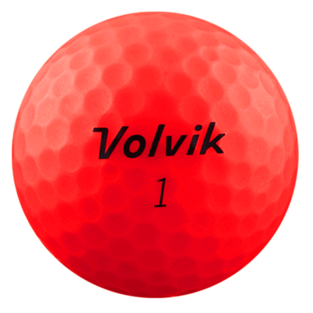 Volvik Vimat Soft Matte Red Golf Balls