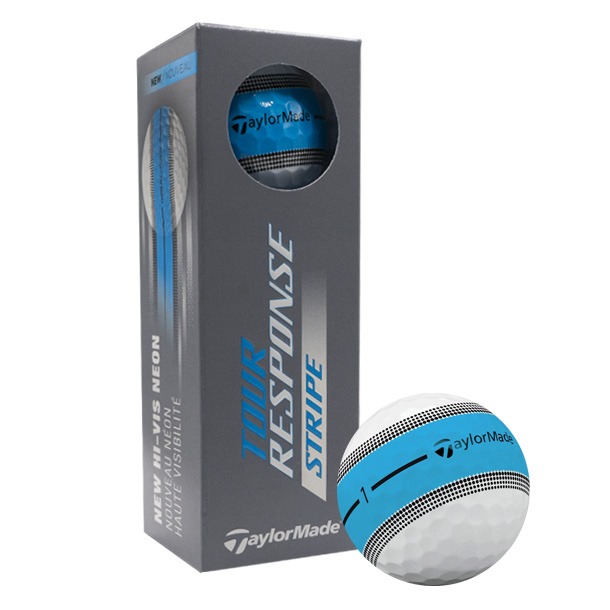 TaylorMade Tour Response Stripe Blue Golf Balls 2025
