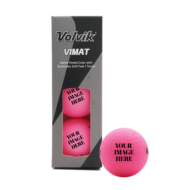 Volvik Vimat Soft Pink Golf Balls