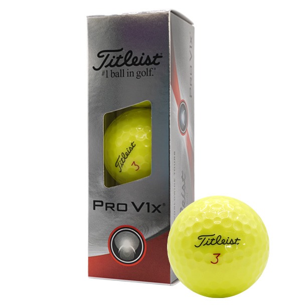 Titleist 2023 Pro V1x Yellow Golf Balls 