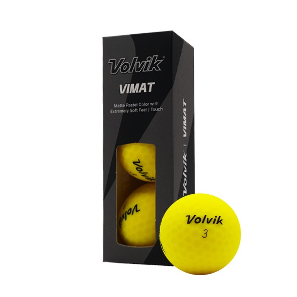 Volvik Vimat Yellow Golf Balls