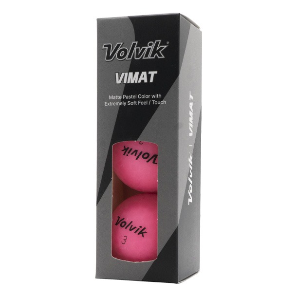 Volvik Vimat Soft Pink Golf Balls