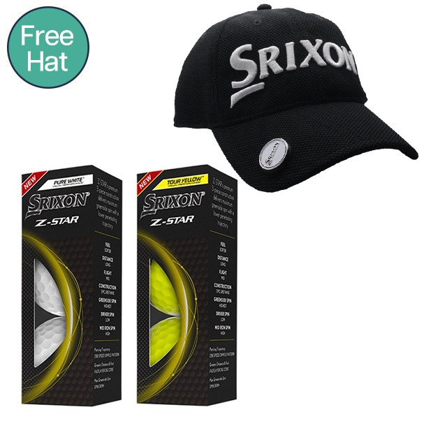 Srixon Z-Star Gift Set and FREE Hat!