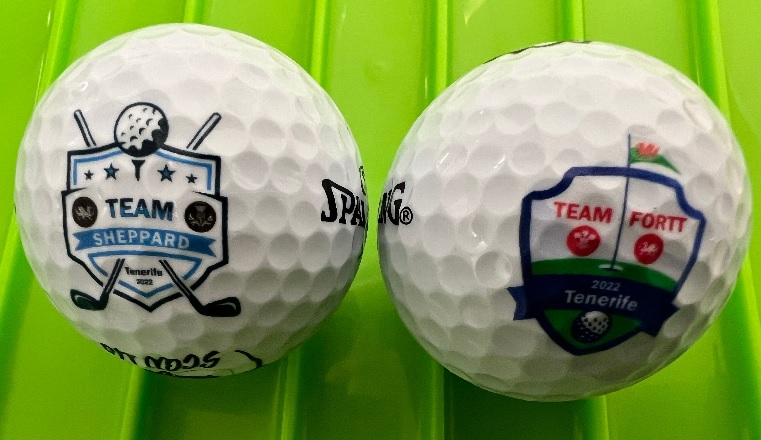 team logo golf balls